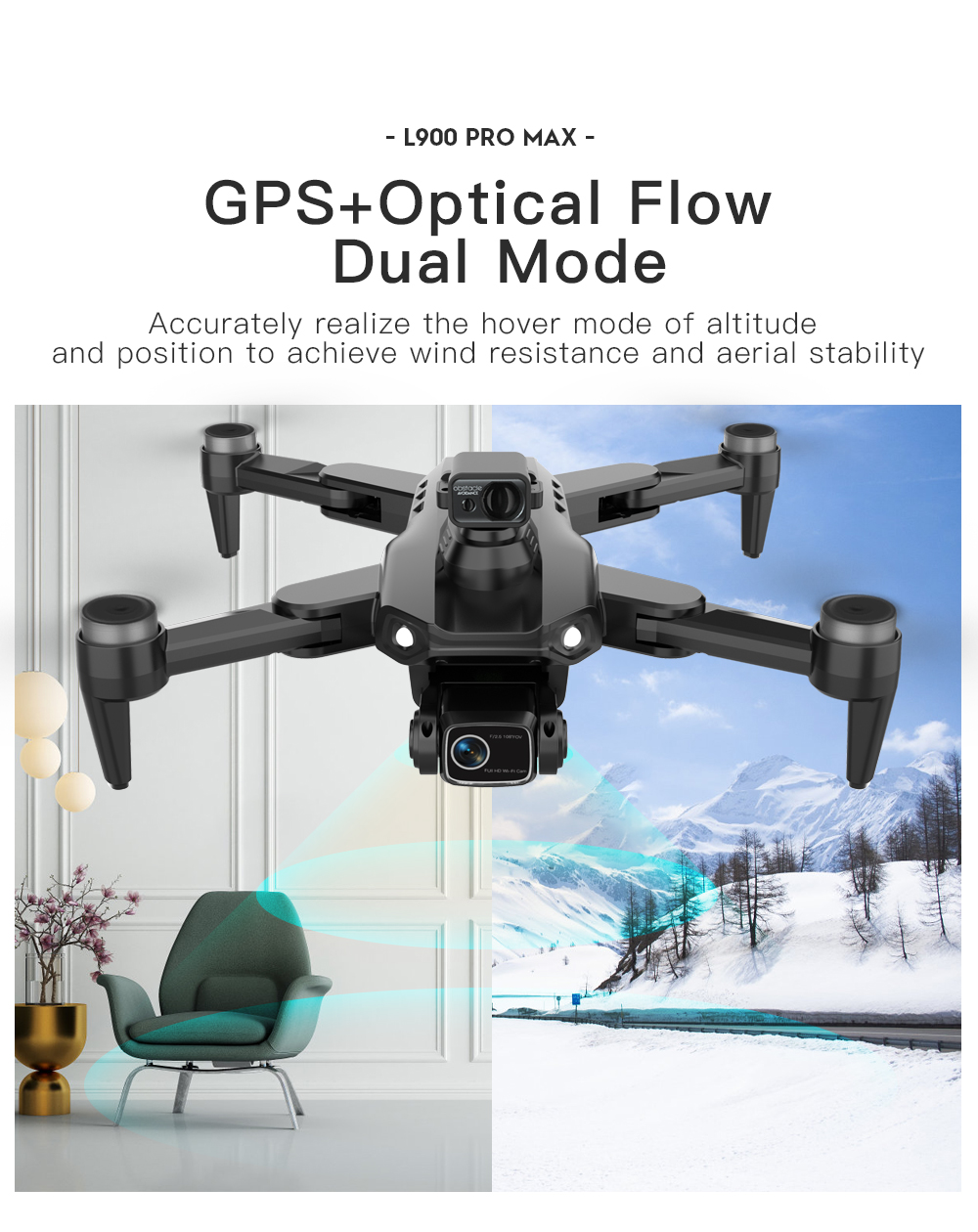 LYZRC L900 PRO MAX Laser obsta - Drone Photogrammetry 评论和价格
